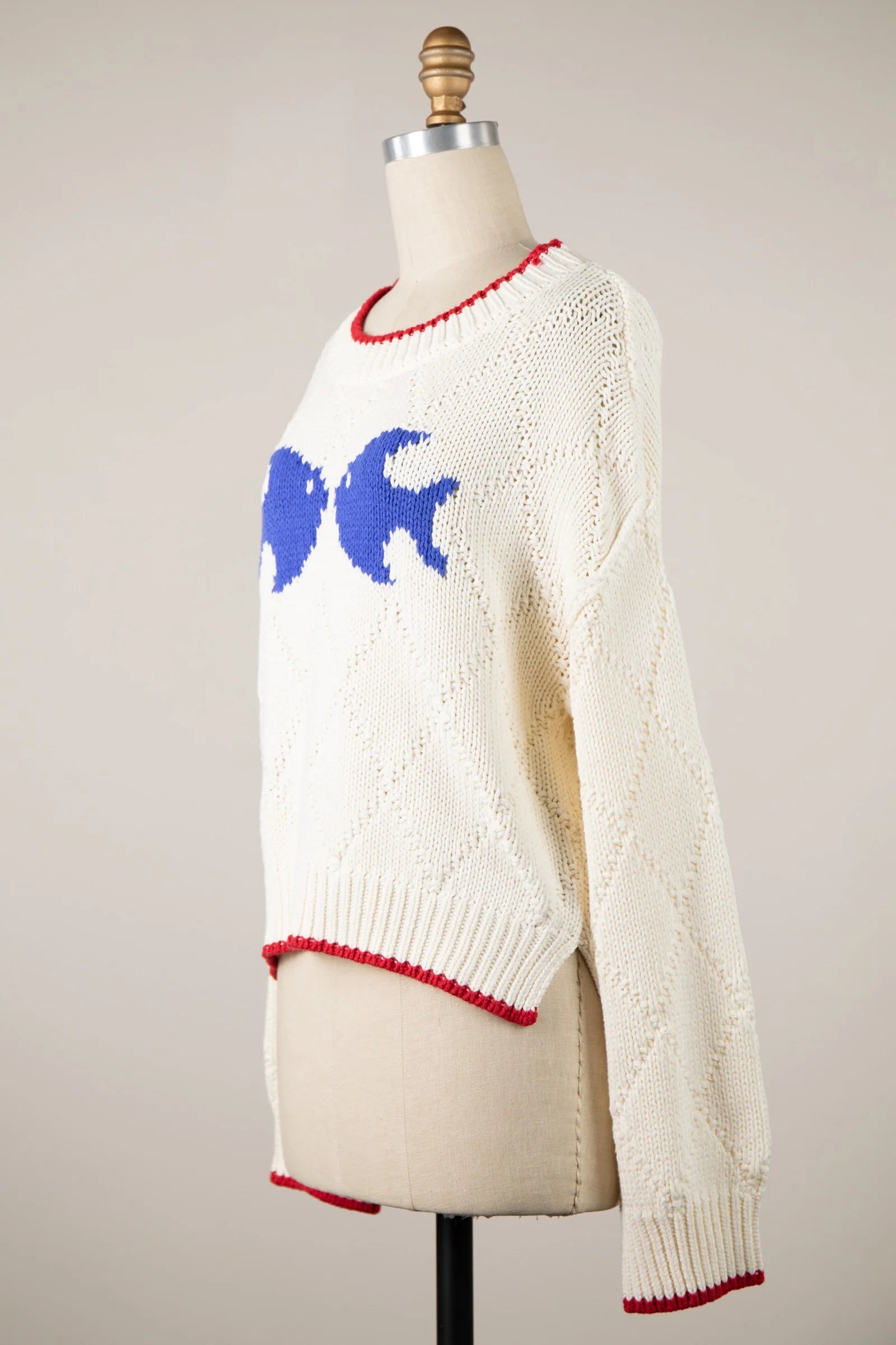 Fisherman Cream Oversized Knit Sweater