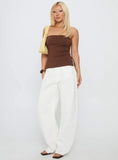 Strutter Strapless Top Chocolate