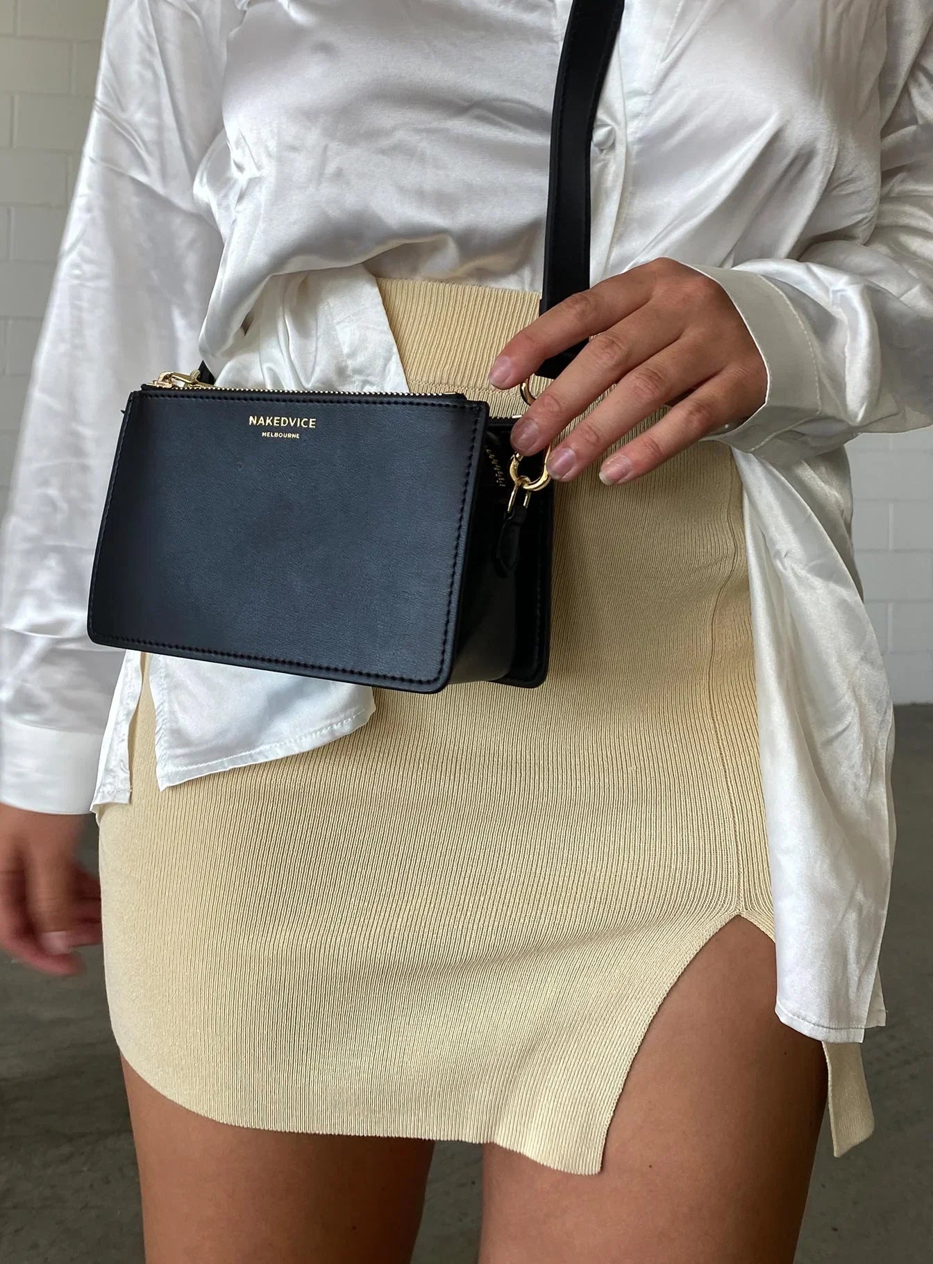 The Lola Mini Skirt Ecru