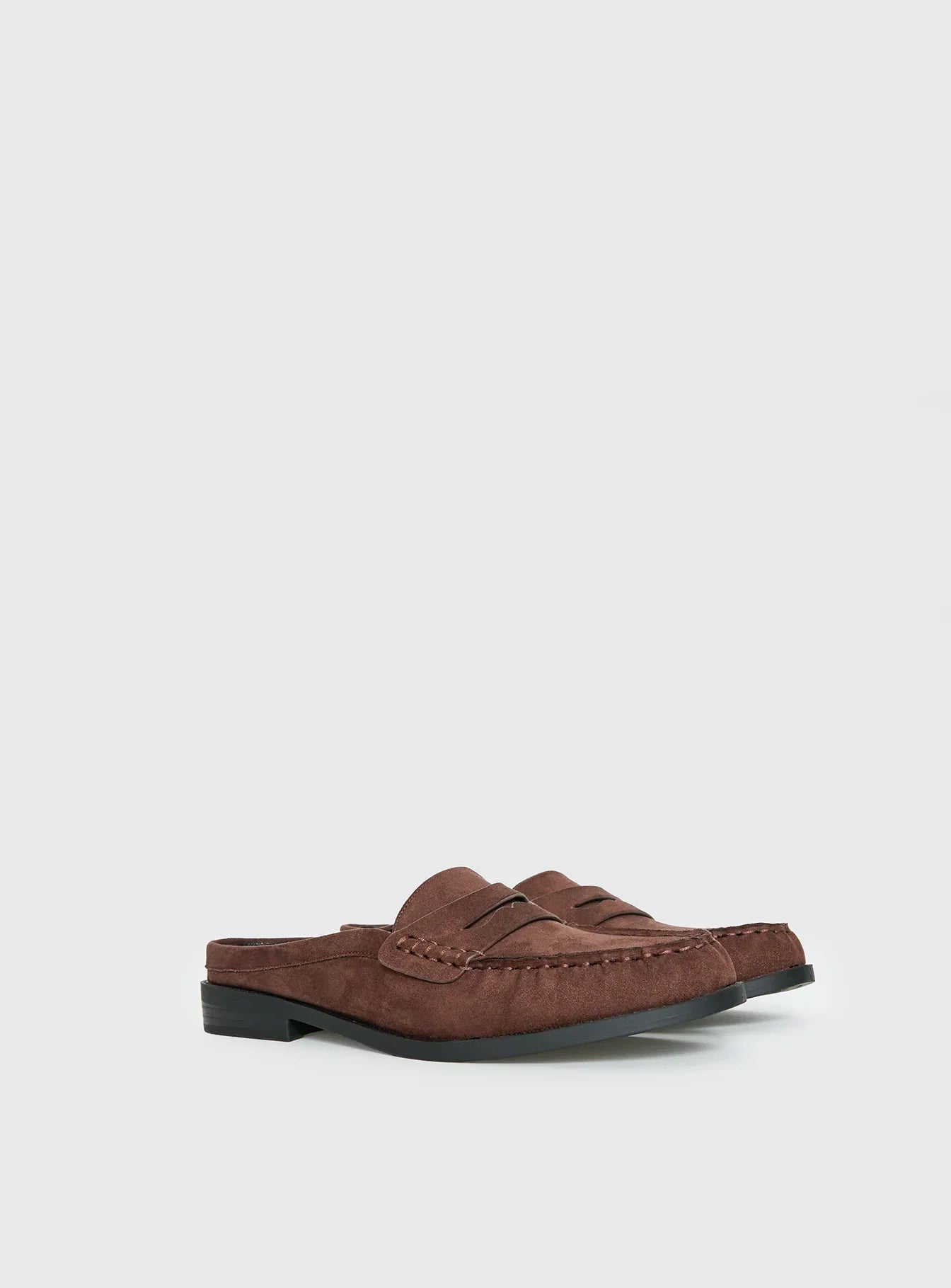 Therapy Atticus Faux Suede Slip On Loafer Brown
