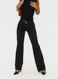 Flounce Pants Black