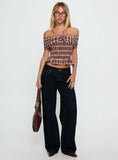 Tidal Wave Low Rise Straight Leg Jeans Raw Denim