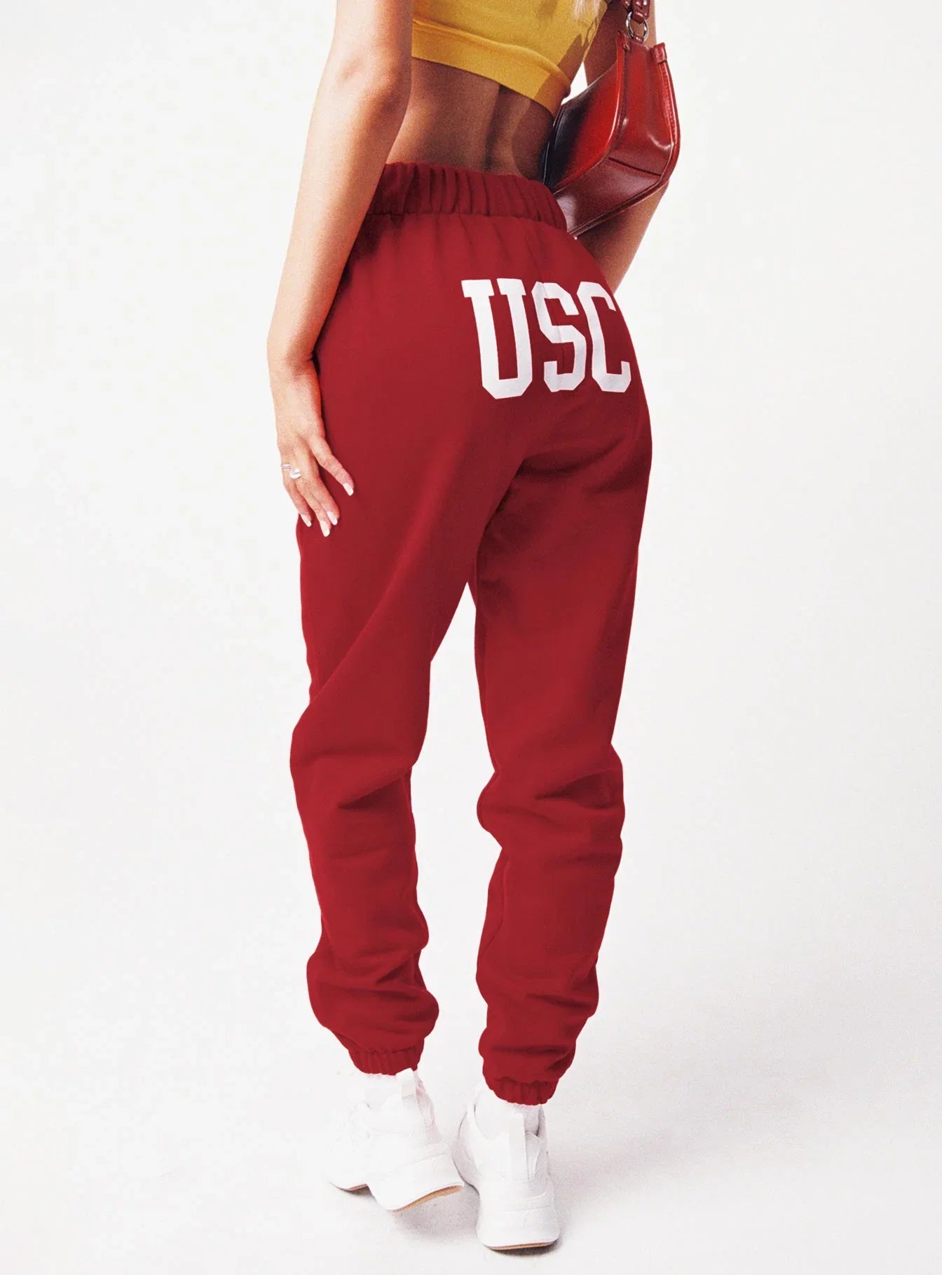 USC Sweatpants Cardinal Red White