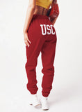 USC Sweatpants Cardinal Red White