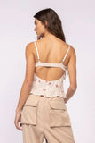 Hard to Ignore Serenity Floral Corset Top