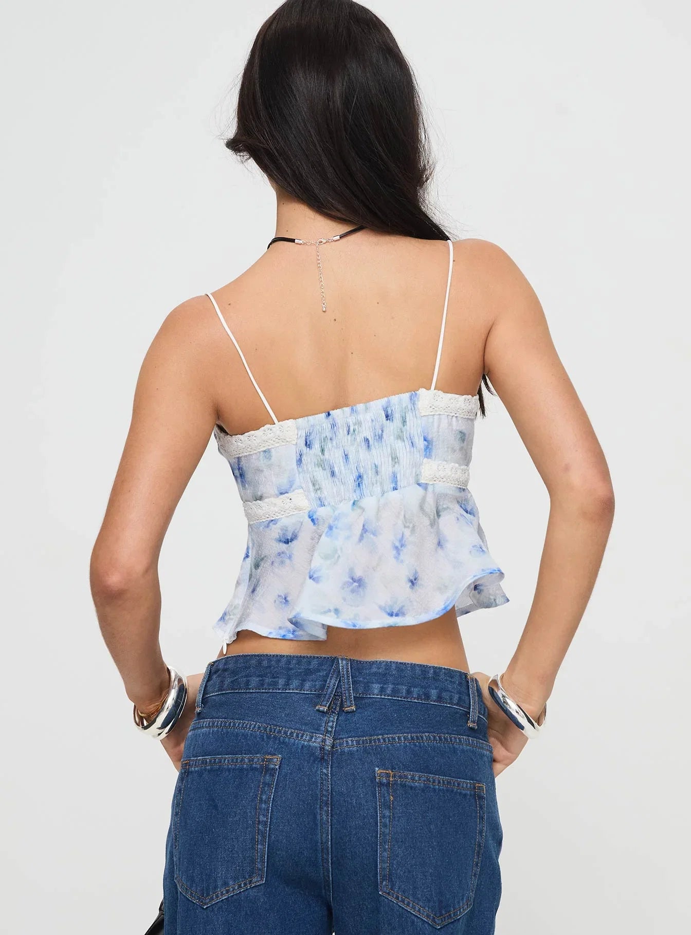 Karta Top White Blue