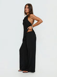 Emorisa Mid Rise Chiffon Pant Black