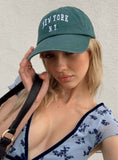 New York Dad Cap Green