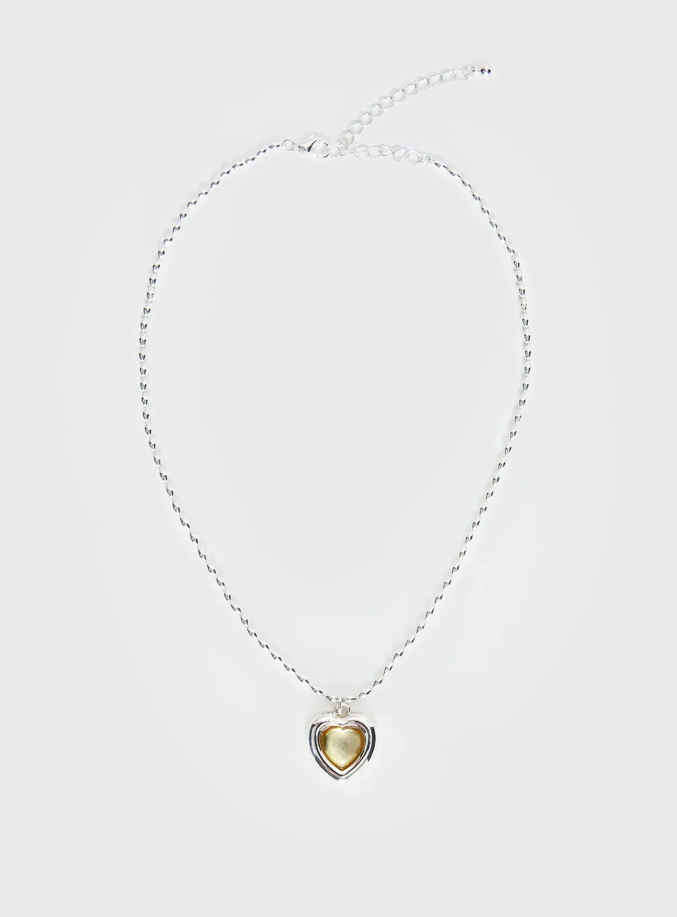Wishes Granted Dainty Pendant Necklace Silver Yellow