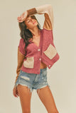 Joe Berry and Camel Colorblock Cardigan