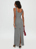 Roundtrip Maxi Dress Black White