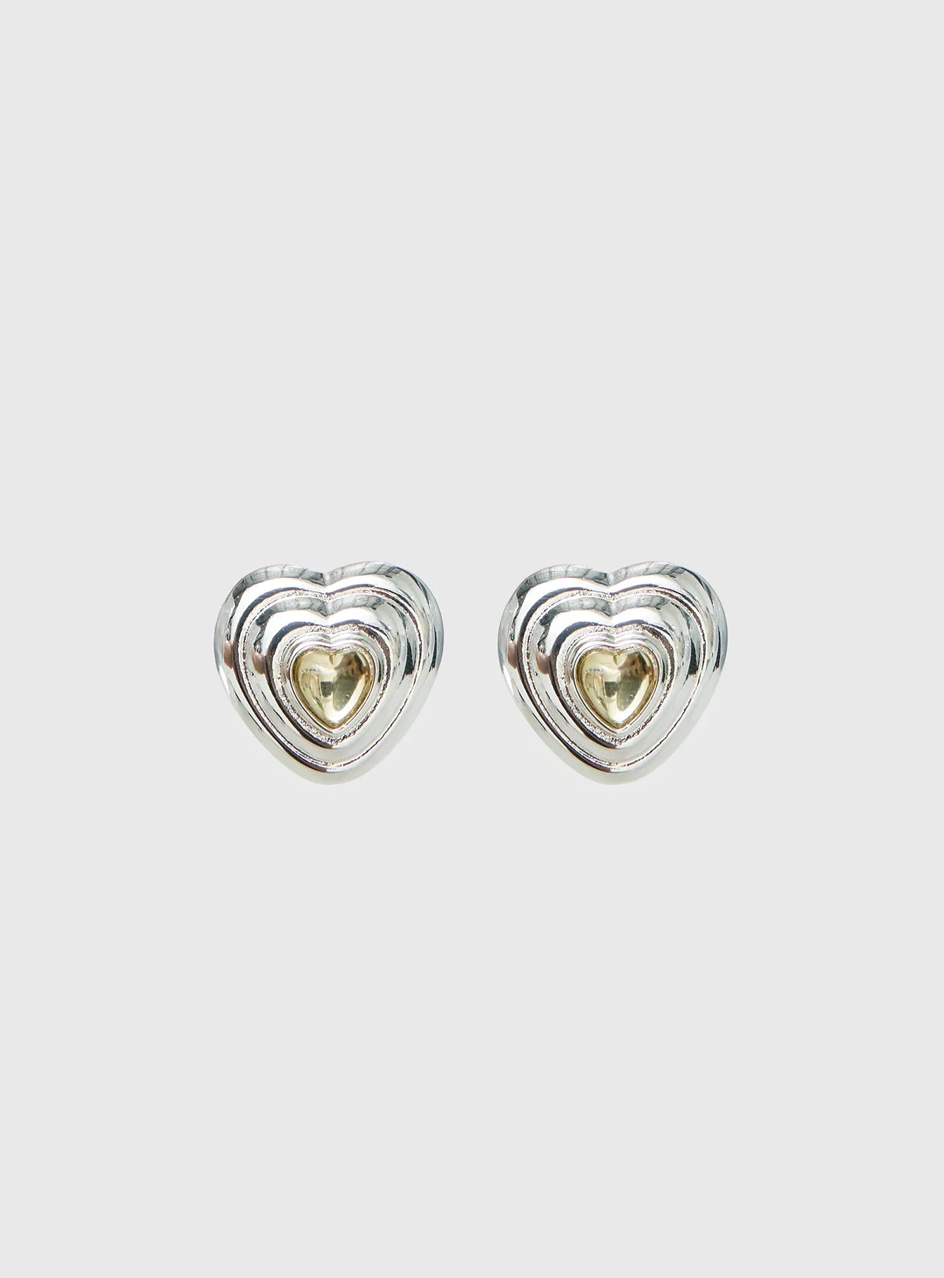 Missouri Stud Earrings Silver Butter