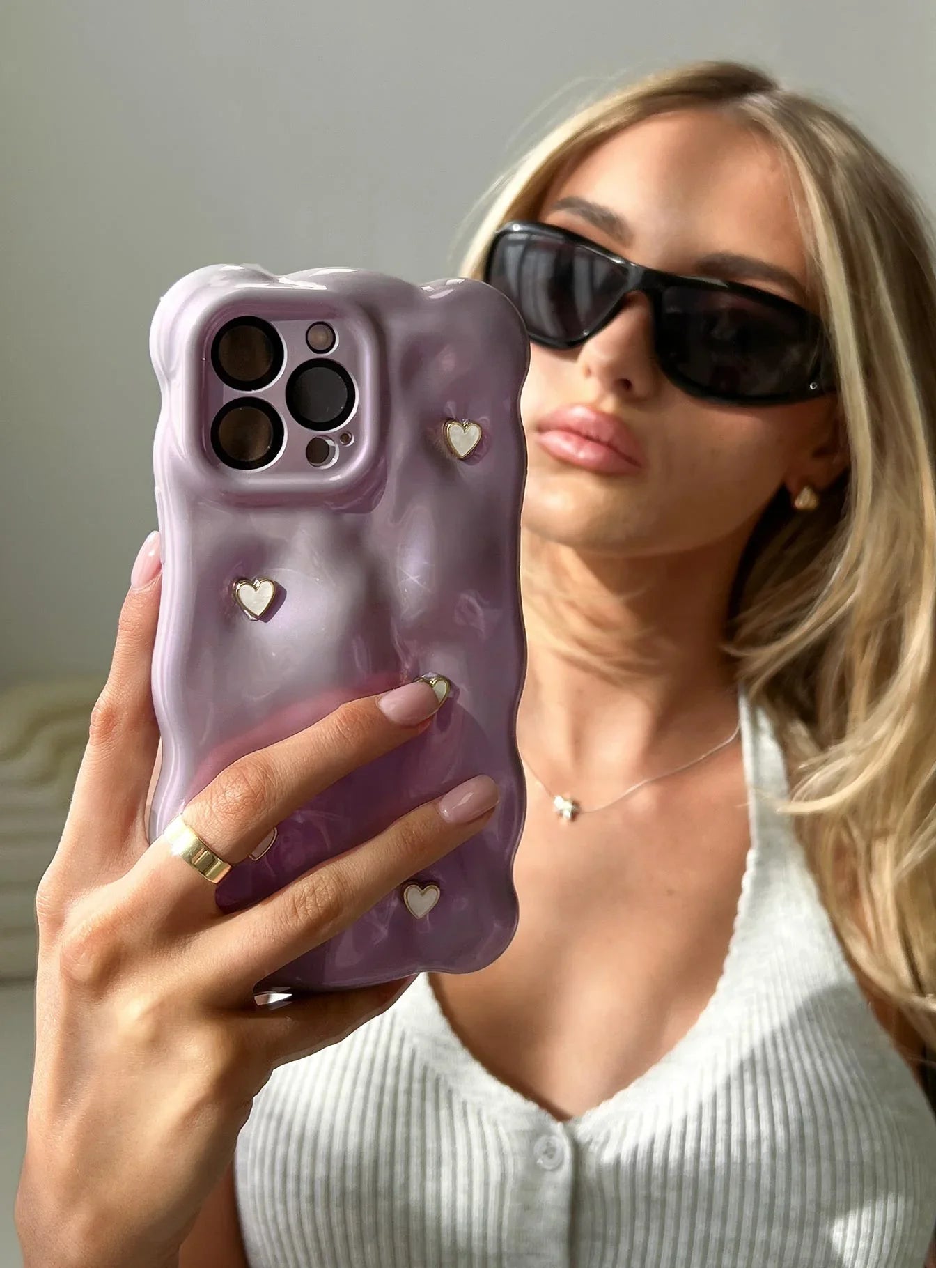 Hit Different iPhone Case Purple