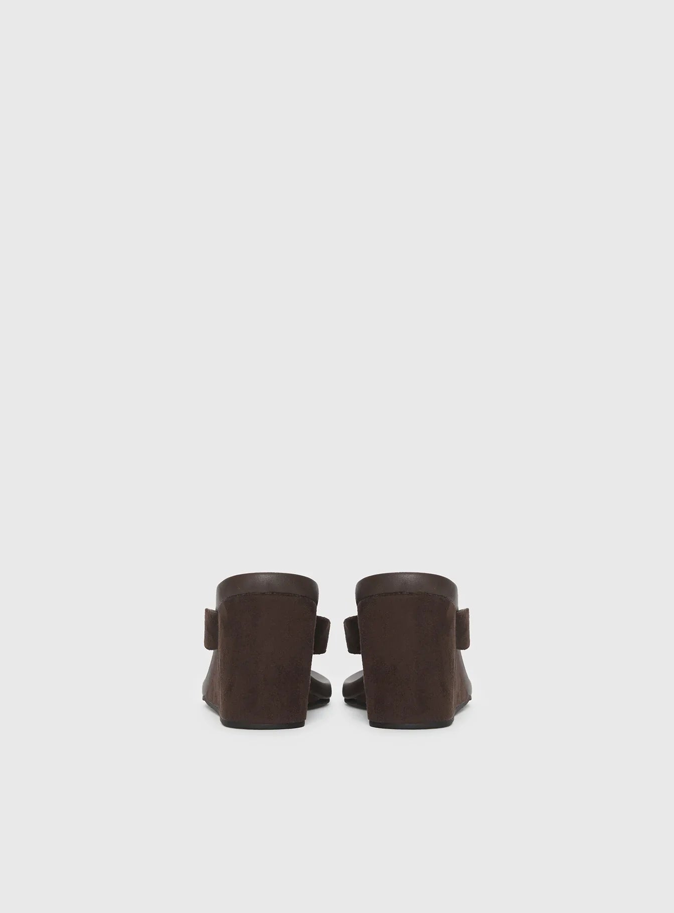 Billini Ravyn Heels Dark Cacao Faux Suede