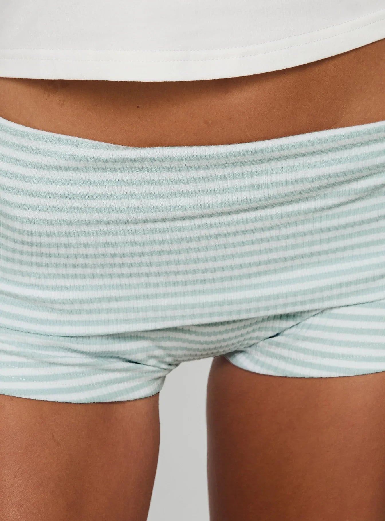 Fields Micro Shorts Blue White Stripe