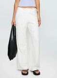 Leyah Tie Side Pants White