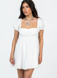 Lets Dance Mini Dress White Petite
