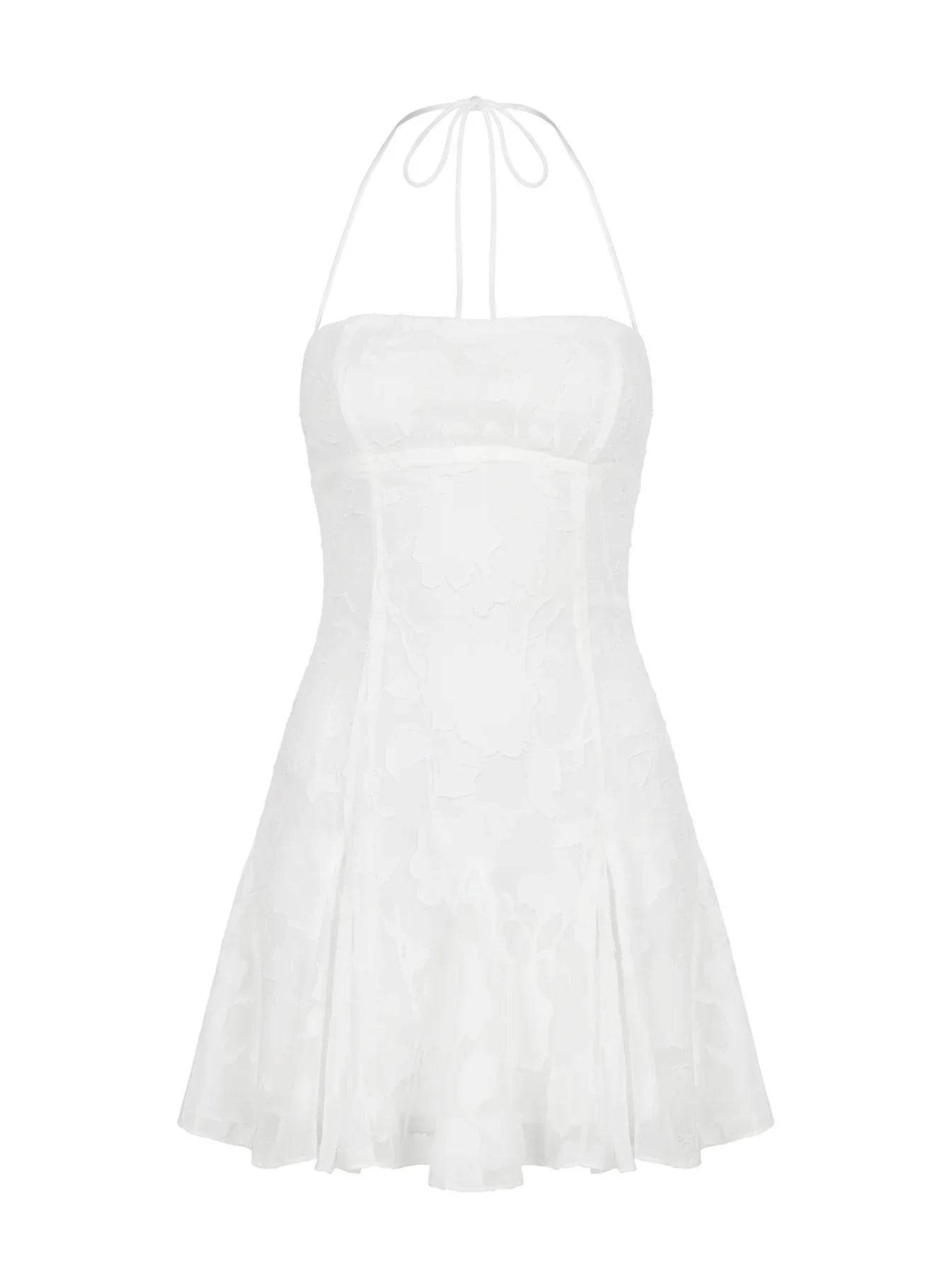 Delamere Mini Dress White Burnout