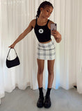 Selby Mini Skirt Yellow Plaid