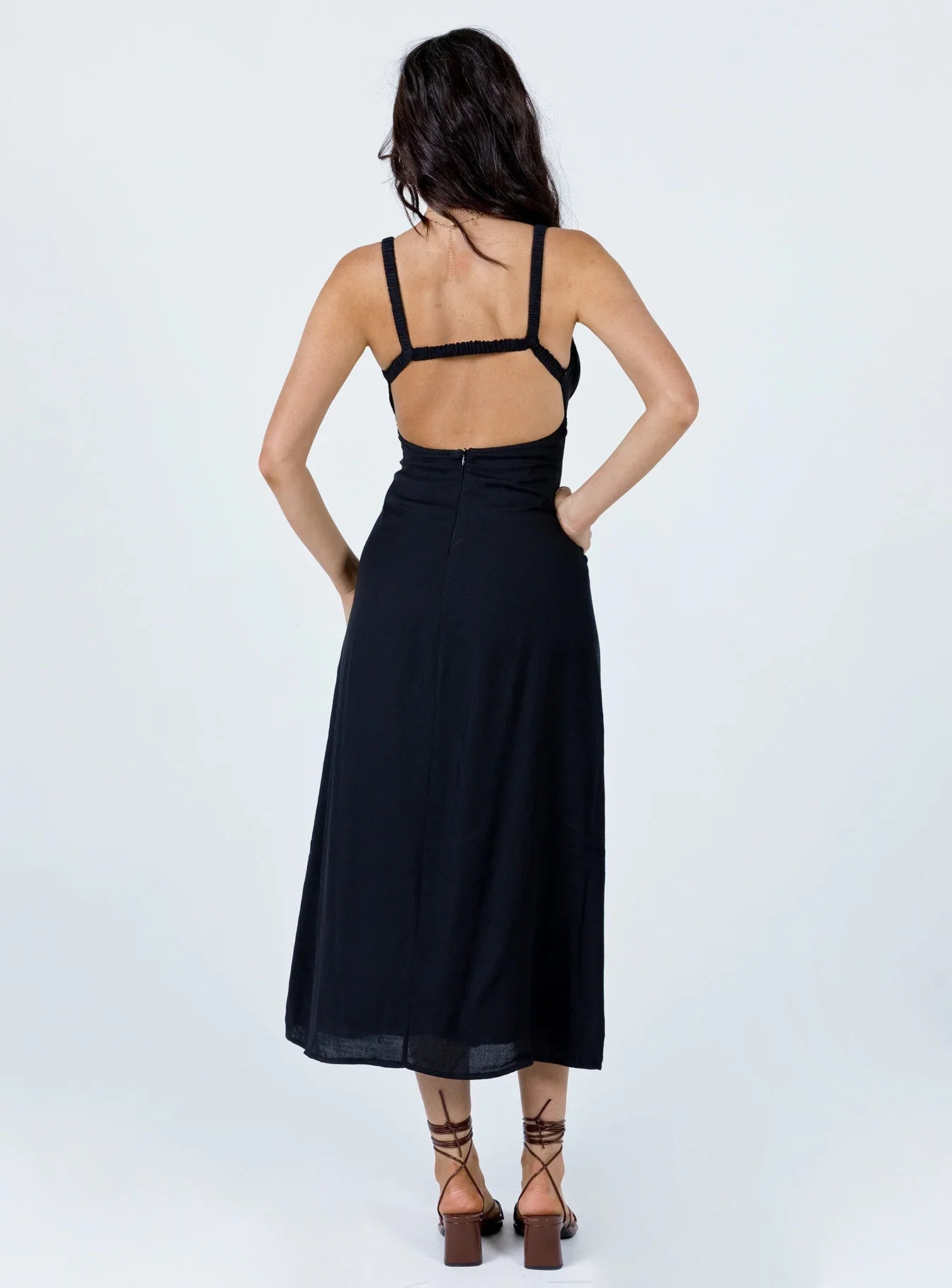 Georgia Midi Dress Black