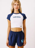USD Homerun Tee Navy White