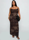 Knox Maxi Dress Leopard Curve