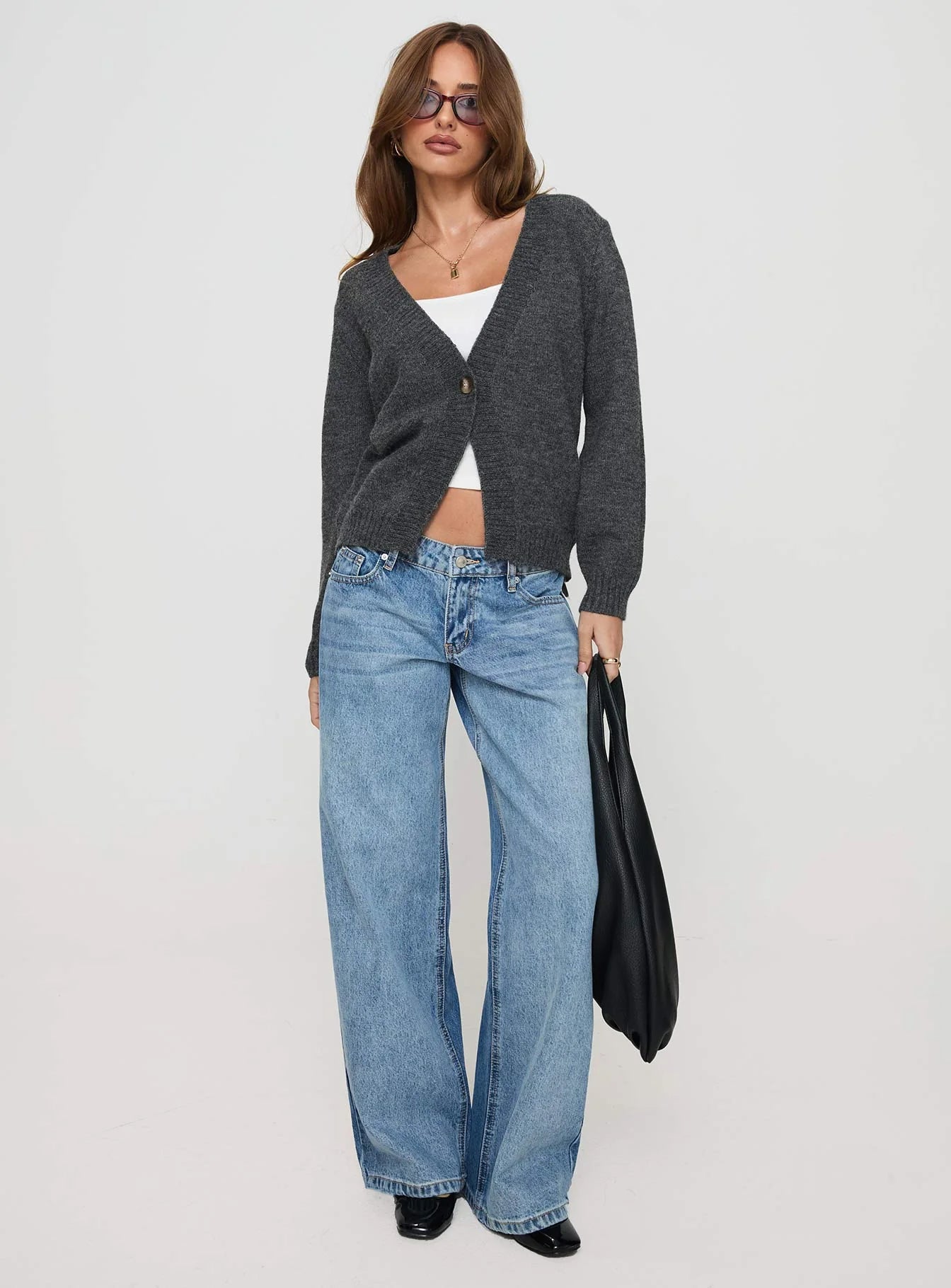 Larkins Cardigan Grey