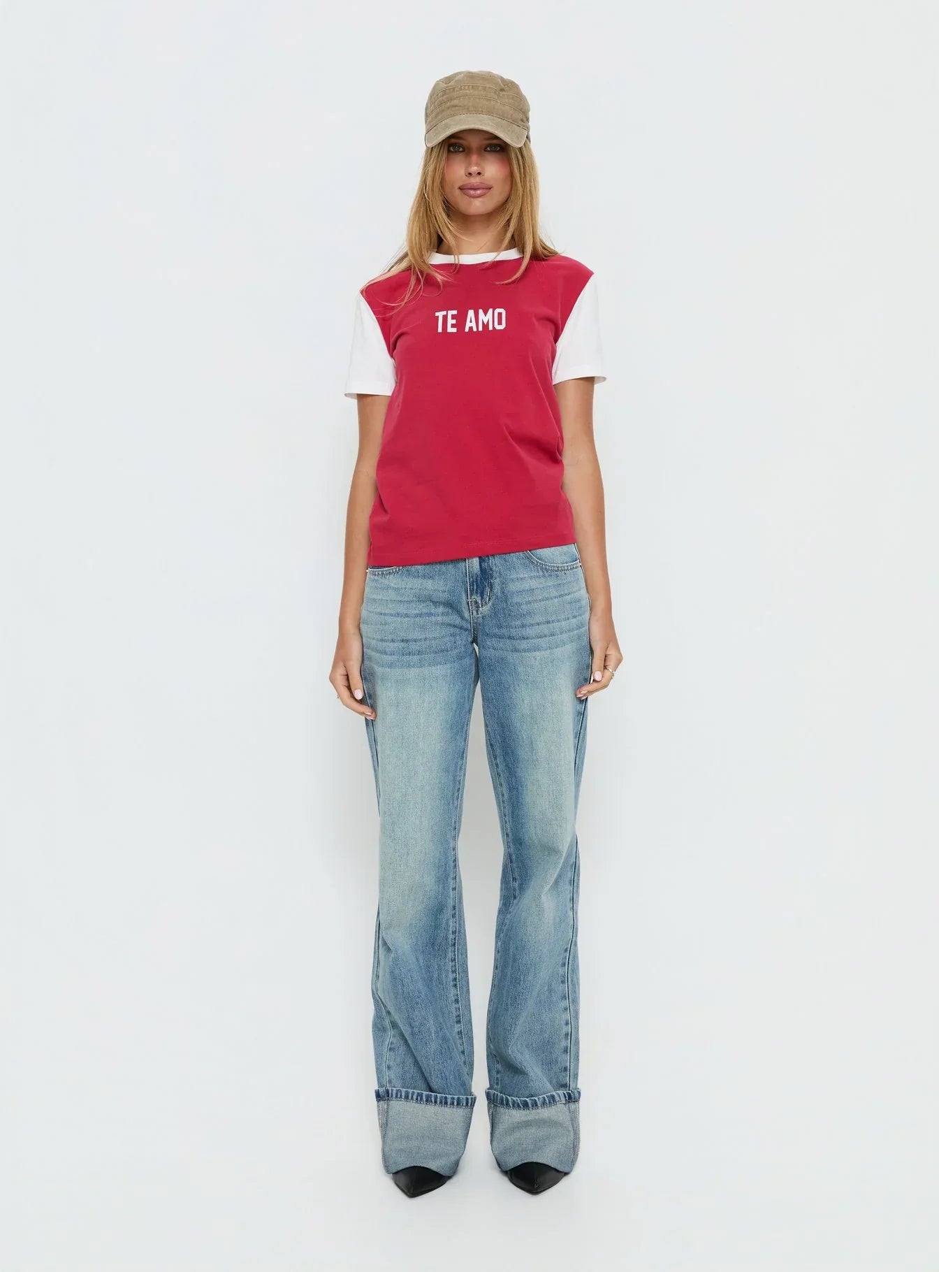 Te Amo Tee Crimson
