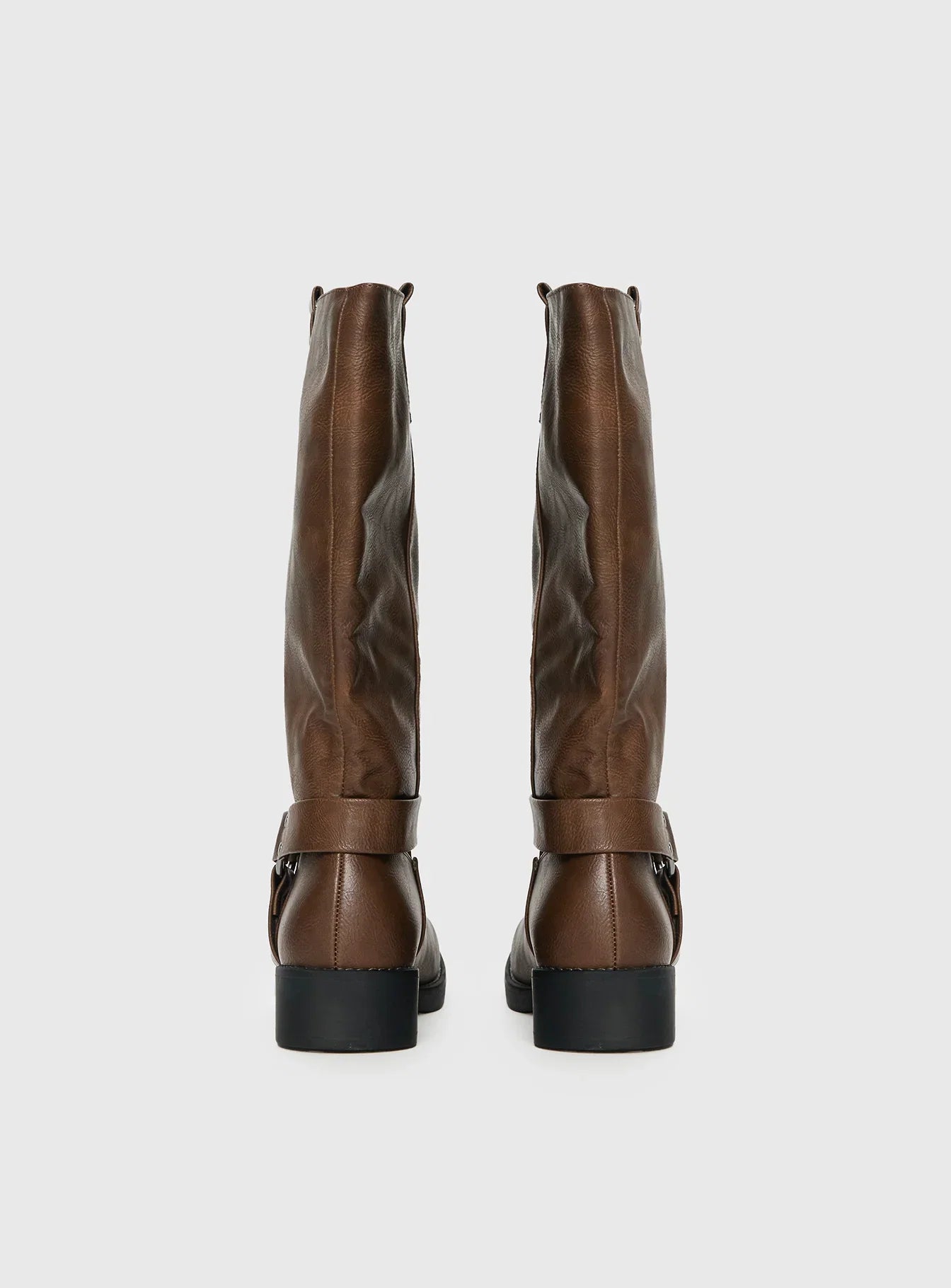Wrecked Western Boots Brown