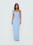Spritzia One Shoulder Maxi Dress Blue