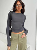Arnim Long Sleeve Top Grey