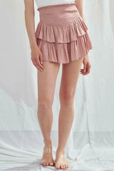 Monaco Rosette Ruffled Skort