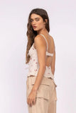 Hard to Ignore Serenity Floral Corset Top