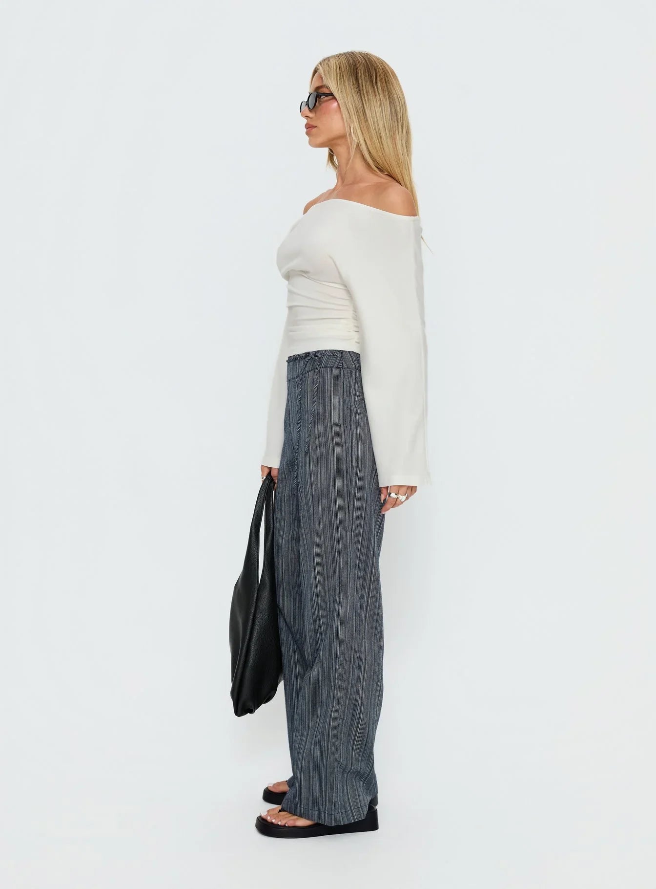 Rush Hours Tie Up Pants Navy