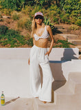 Ogilvie Linen Blend Pants White