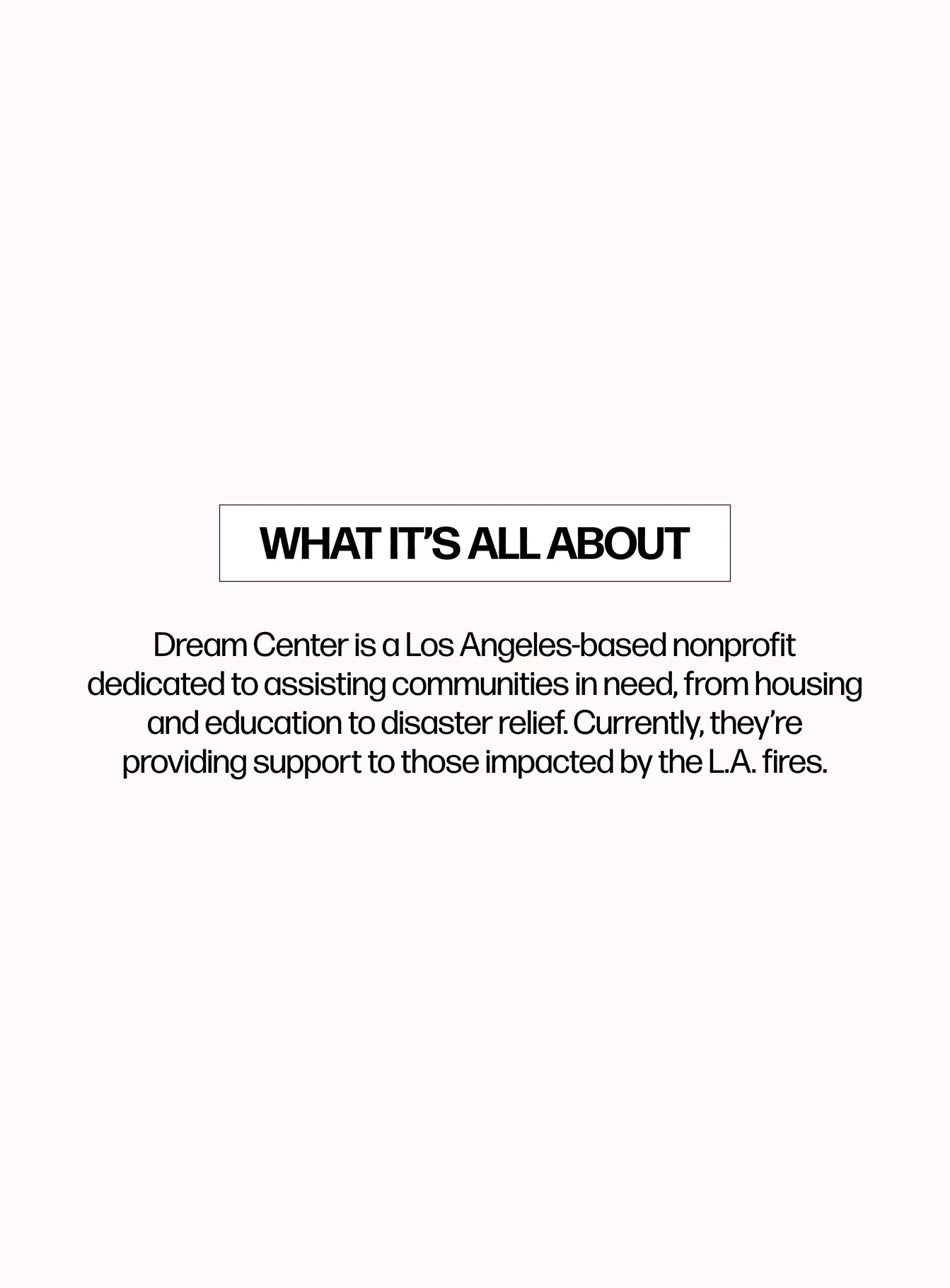 Donate 1 USD to LA Fire Relief