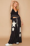 Luv Black V Neck Tank Top