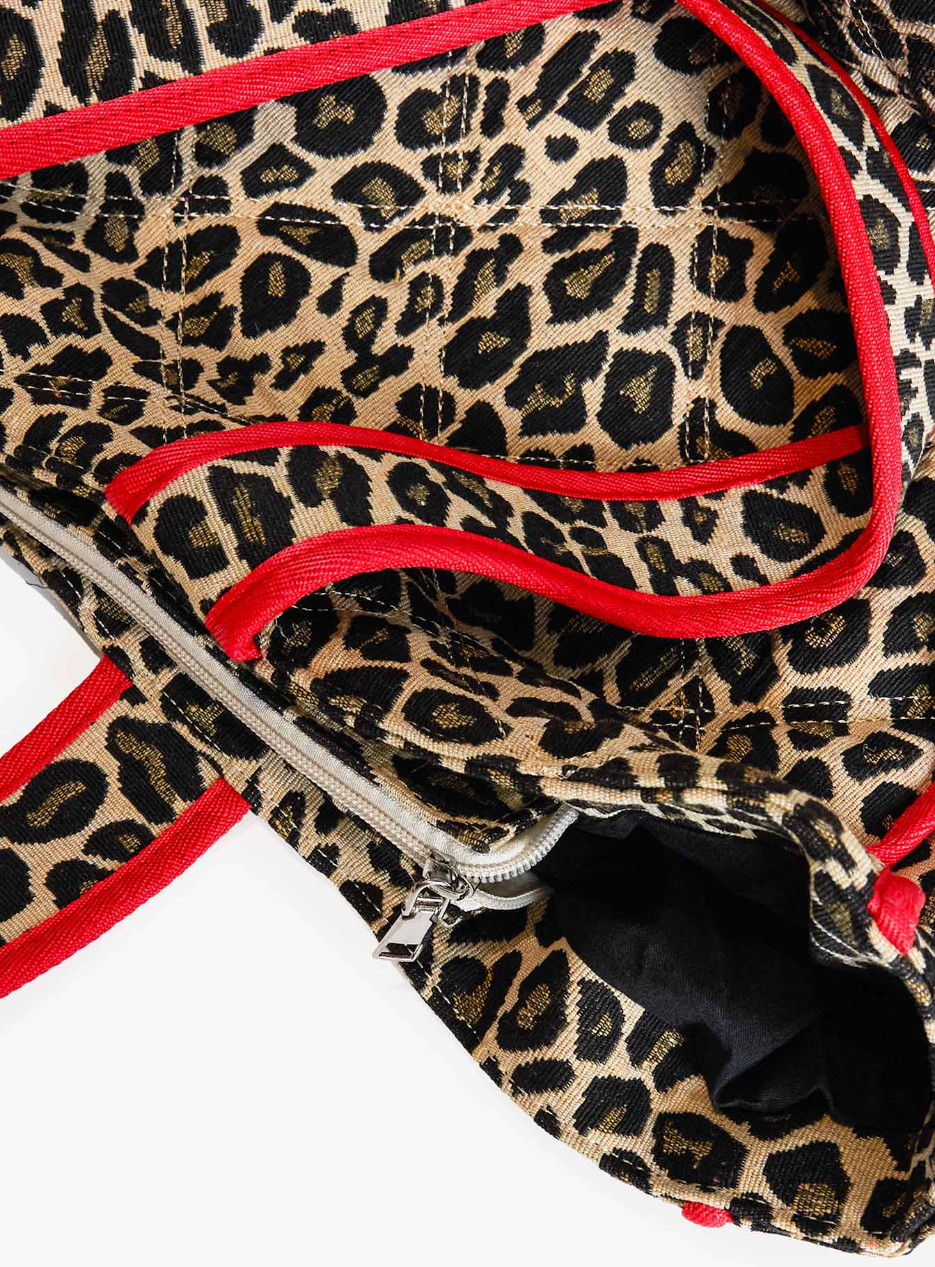 Jovie Tote Bag Leopard Red