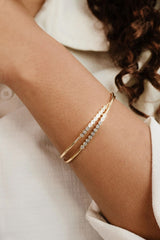Ettika Double Take Crystal Cuff Set