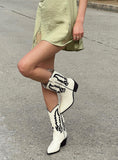 Billini Norva Boots Bone Black