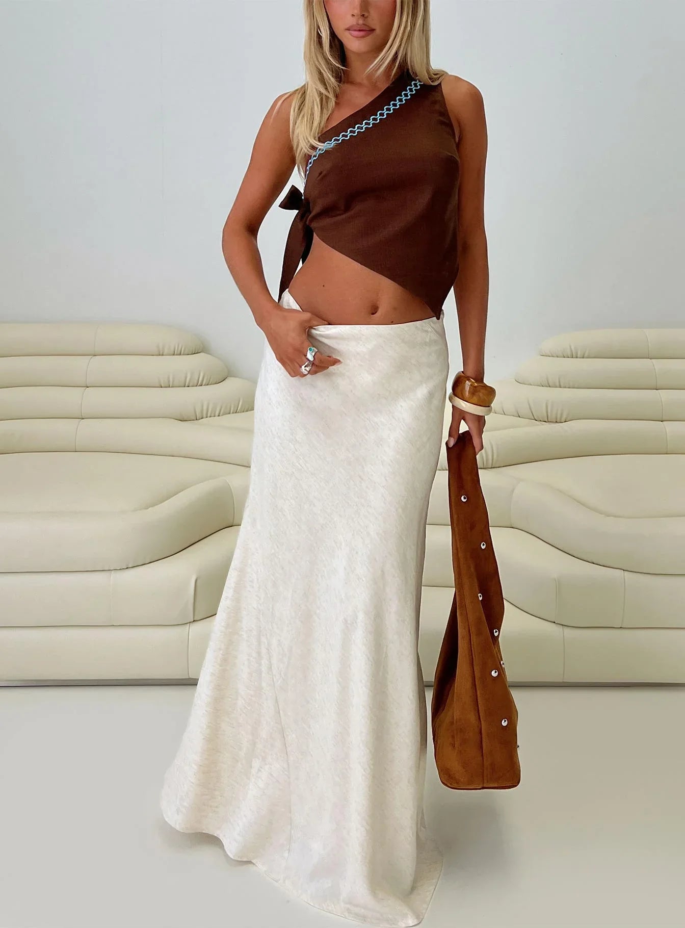 Frankle Top Chocolate Blue
