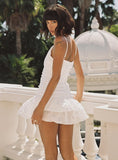 Rothea Mini Dress White Brodierie