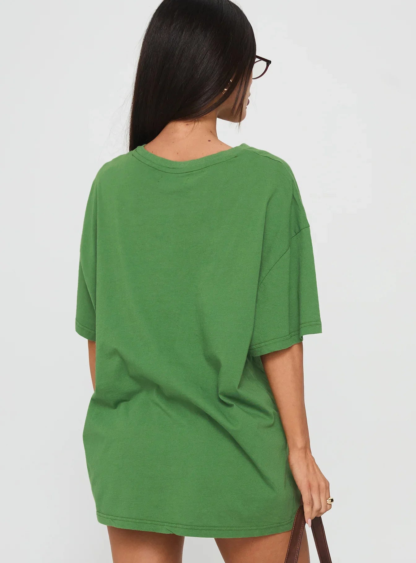 Farmers Market Oversized Graphic Tee Green