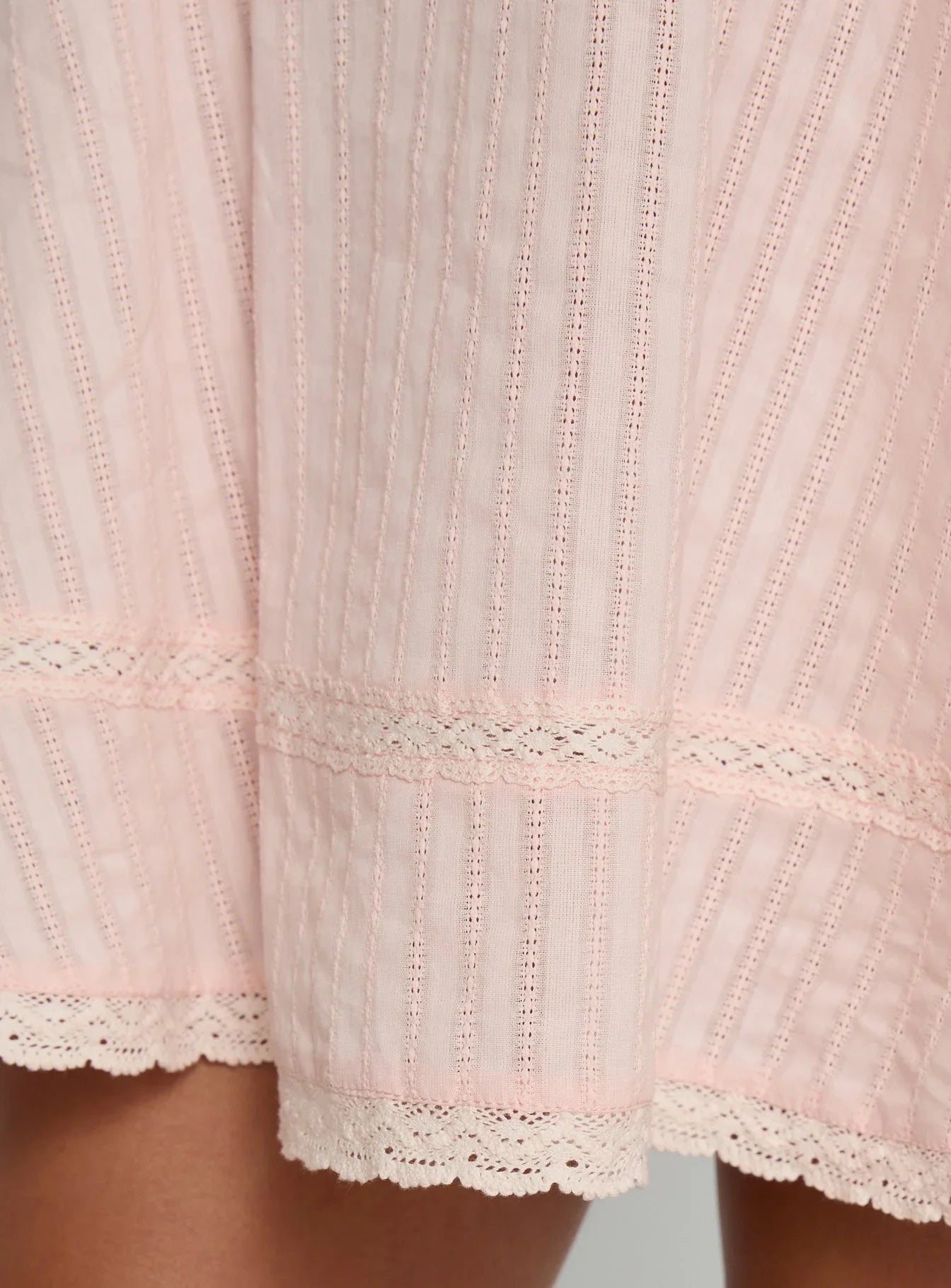 Gypsea Strapless Swing Mini Dress Light Pink