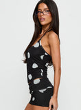 Ezekiel Top Black Polka