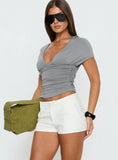 Two Lovers Low Rise Short White