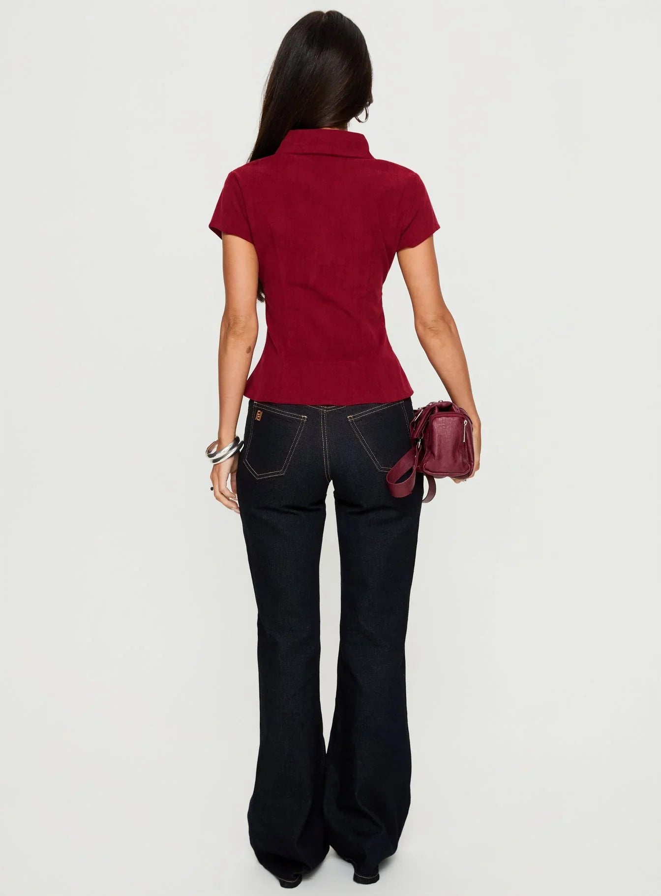 Magic Mirror Mid Rise Bootleg Jeans Raw Indigo
