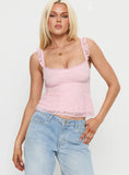 Madaleine Lace Top Pink