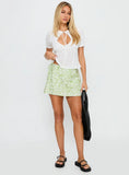 Gigi Wrap Skort Green Floral