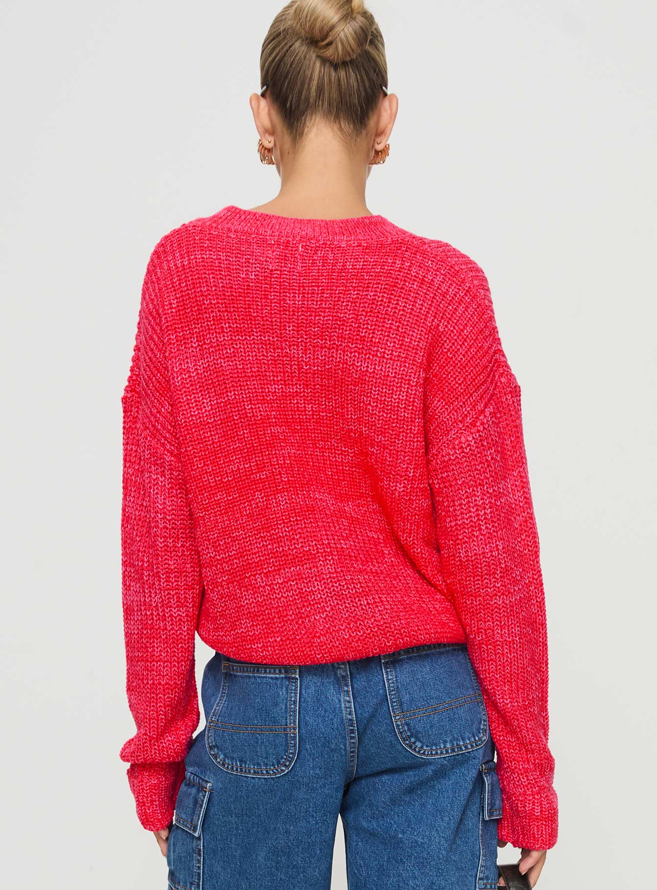 Bae Sweater Pink Red